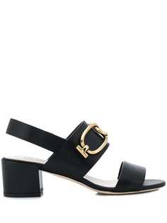 Tods T-ring slingback sandals