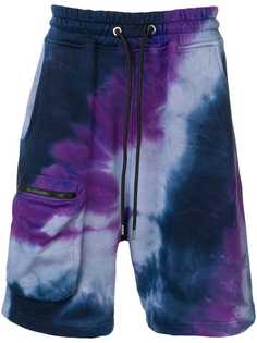 Mauna Kea tie-dye track shorts