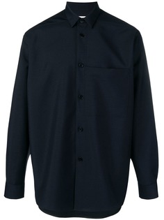 Jil Sander рубашка с большим карманом