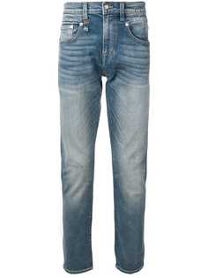 R13 джинсы с выцветшим эффектом