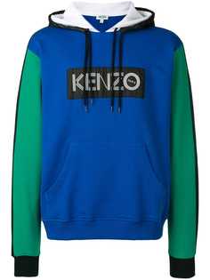 Kenzo толстовка с капюшоном и нашивкой-логотипом