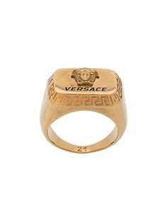 Versace кольцо с выгравированным логотипом