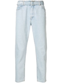 Off-White прямые джинсы с поясом