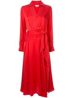 Equipment платье с поясом на завязке