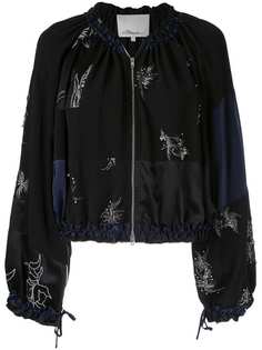3.1 Phillip Lim куртка-бомбер в технике пэчворк с декором