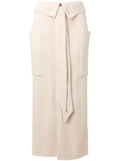 Nanushka трикотажная юбка миди