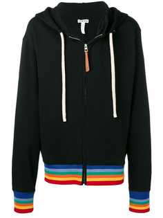 Loewe толстовка с капюшоном и полосками