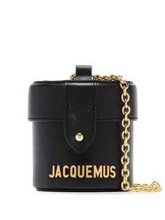 Jacquemus black Le Vanity mini leather cross body bag