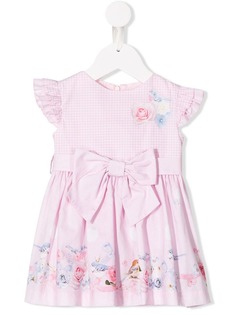 Lapin House платье с оборками и бантами