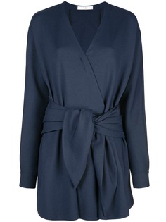 Tibi короткое платье с запахом