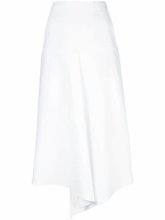 Tibi асимметричная юбка с драпировкой