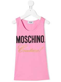 Moschino Kids топ с принтом Moschino Couture