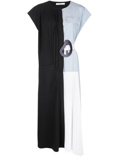 Tibi платье Edith с плиссировкой