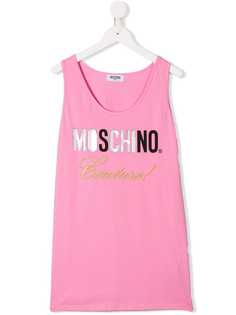 Moschino Kids топ с принтом Moschino Couture