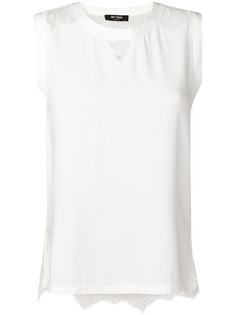 Twin-Set lace panel tank top
