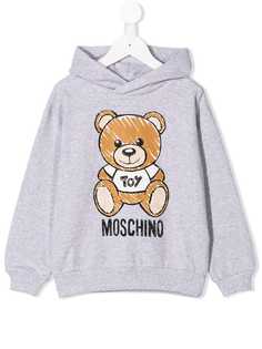 Moschino Kids худи с принтом медведя