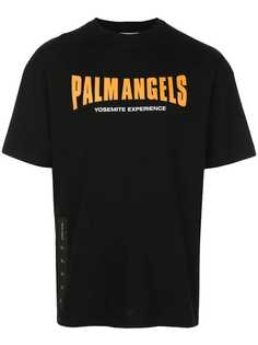 Palm Angels logo print T-shirt