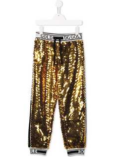 Dolce & Gabbana Kids sequin joggers