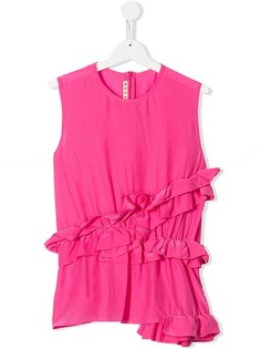 Marni Kids TEEN ruffle tank top