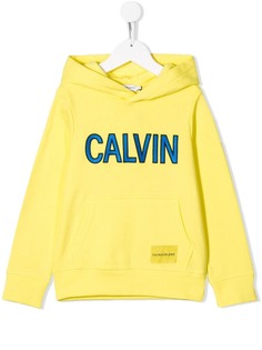 Calvin Klein Kids logo print hoodie