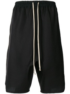 Rick Owens шорты с заниженным шаговым швом