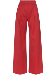 House Of Holland X WOOLMARK high-waisted wide leg trousers