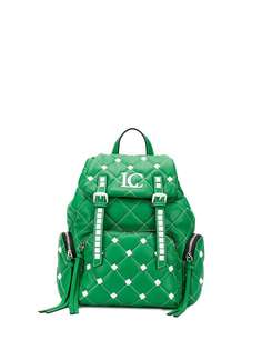 La Carrie logo quilted backpack
