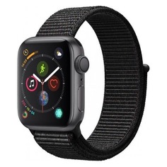 Смарт-часы APPLE Watch Series 4 40мм, темно-серый / черный [mu672/a]