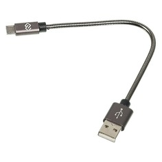 Кабель DIGMA USB A (m) - micro USB B (m), 0.15м, черный