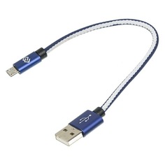 Кабель DIGMA USB A (m) - micro USB B (m), 0.15м, синий