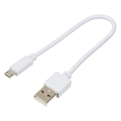 Кабель DIGMA USB A (m) - micro USB B (m), 0.15м, белый
