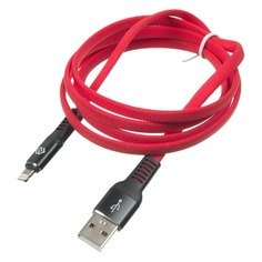 Кабель DIGMA USB A (m) - Lightning (m), 1.2м, красный