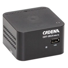 Ресивер DVB-T2 Cadena CDT-1813 черный