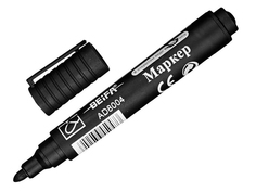Маркер Beifa Перманентный 1.5-3mm Black AD8004-BK