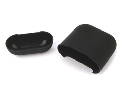 Аксессуар Чехол Gurdini Ultra Slim Silicone для Airpods Black 907782