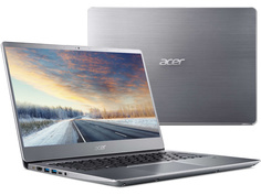 Ноутбук Acer Swift SF314-56G-72E4 Silver NX.H4LER.002 (Intel Core i7-8565U 1.8 GHz/8192Mb/256Gb SSD/nVidia GeForce MX150 2048Mb/Wi-Fi/Bluetooth/Cam/14.0/1920x1080/Linux)