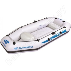Надувная лодка с алюминиевыми веслами и насосом jilong cheyenne iii 400 set 284х132х38см jl007108n
