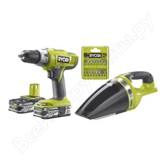 Набор инструмента ryobi llcdi18-225vt 5133003637