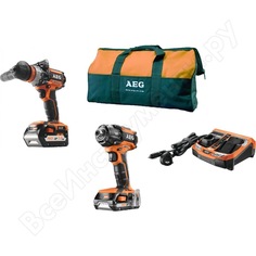 Набор инструментов aeg jp18c2li-x02b 4935459114