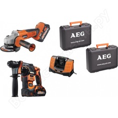 Набор инструментов aeg jp18d2 li-502c2 4935464154