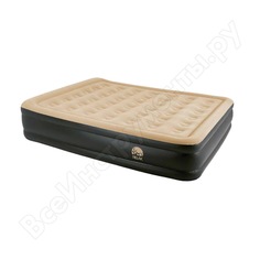 Кровать со встроенным электронасосом relax high raised luxe air bed queen 27266eu