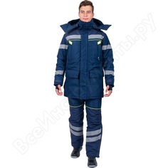 Утепленный мужской костюм факел profline specialist winter темно-синий, р.56-58, рост 170-176 87467735.008