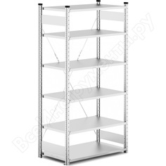 Стеллаж 6 полок 1250х600х2500 klesto нe256-612 1000515
