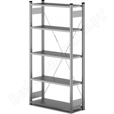 Стеллаж 5 полок, 1250х600х2500 klesto нe255-612 908589
