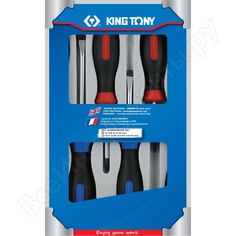 Набор отверток в коробке, 6шт king tony 31216mr