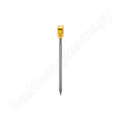 Зубило пикообразное sds-max, 400 мм dewalt dt60702
