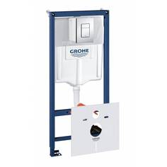 Система инсталляции для унитаза GROHE Rapid SL с панелью смыва Skate Cosmopolitan (3 режима), комплект 4-в-1 (1,13 м) (38775001-B)