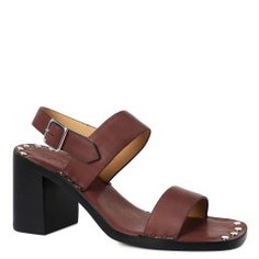 Босоножки JIL SANDER NAVY JN32062A бордовый