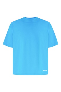 Голубая футболка с логотипом Balenciaga Man