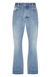 Слегка расклешенные джинсы с потертостями Balenciaga Man